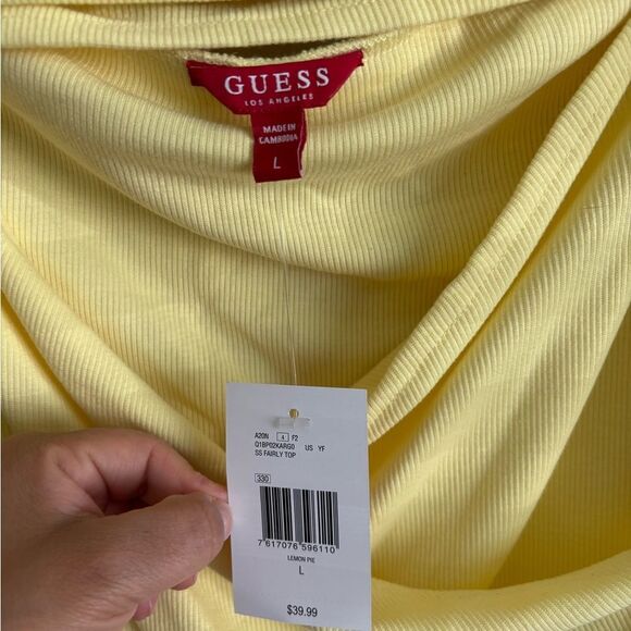 Guess Fairly Cutout Lemon Pie Top New With Tags - Picture 4 of 6